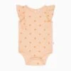 Shell Print Ribbed Frilled Bodysuit -Baby Clothing Shop LE325LOShellPrintRibbedFrilledBodysuit
