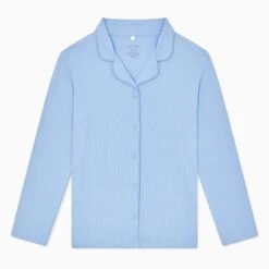 Ribbed Hydrangea Women's Pajama Set 12 Ribbed Hydrangea Women's Pajama Set -Baby Clothing Shop LE375HY HydrageaRibbedWomen sPyjamas Top