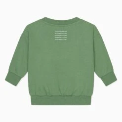 Generation Kind Oversized Sweater 24 Generation Kind Oversized Sweater -Baby Clothing Shop LE400KG MossGenerationKindOversizedSweatshirt 3 6m Back