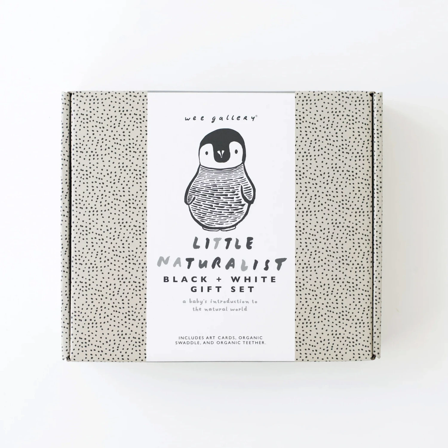 Wee Gallery Little Naturalist Black & White Gift Set 3 Wee Gallery Little Naturalist Black & White Gift Set