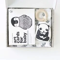 Wee Gallery Little Naturalist Black & White Gift Set 9 Wee Gallery Little Naturalist Black & White Gift Set -Baby Clothing Shop Little Naturalist Gift Set Black White 2