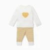 Love Heart & Ribbed Stripe Pajamas Set 1 Love Heart & Ribbed Stripe Pajamas Set -Baby Clothing Shop Love Heart Ribbed Stripe Pyjamas f84872a1 a766 4f27 a250 4adadb2bea3b