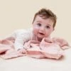 Pre-Washed Large Muslin Swaddle 2 Pack -Baby Clothing Shop MORI ORGANIC COTTON MUSLIN PINK 0119