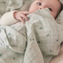 Pre-Washed Muslin Regular Swaddle & Burp Cloth