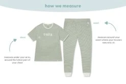 Men's Striped Ribbed Tee 9 Men's Striped Ribbed Tee -Baby Clothing Shop MatchingFamilysizeGuide papa 1