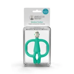 Matchstick Monkey Original No Tail Monkey Teether -Baby Clothing Shop Matchstick Monkey Original No Tail Monkey Teether teal 4