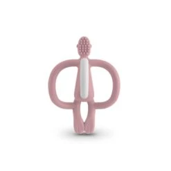 Matchstick Monkey Teether Toy -Baby Clothing Shop Matchstick Monkey Teething Toy Pink Back