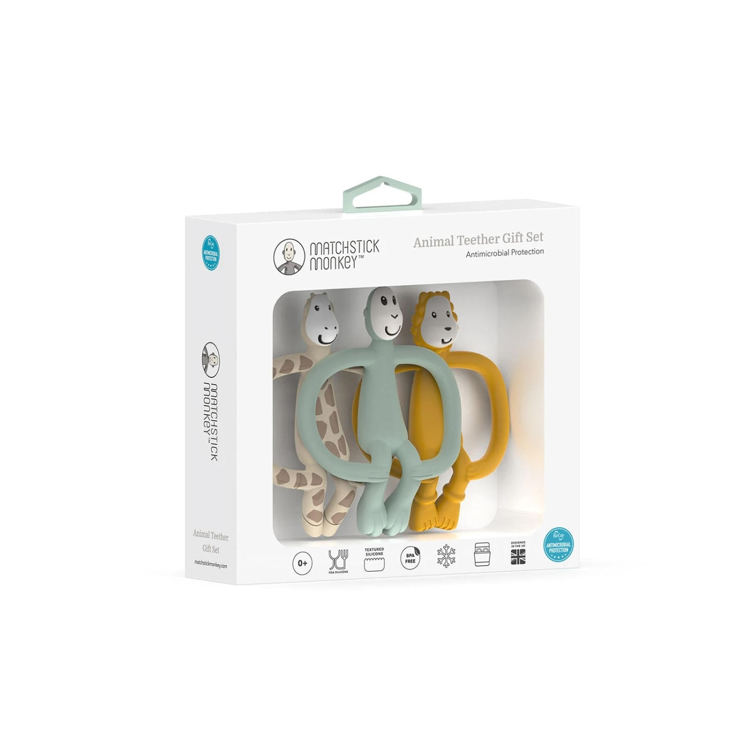 Matchstick Monkey Animal Teether Gift Set 5 Matchstick Monkey Animal Teether Gift Set - Image 3