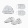 Baby Mittens, Booties & Hat Set -Baby Clothing Shop Mittens booties hat sets grey