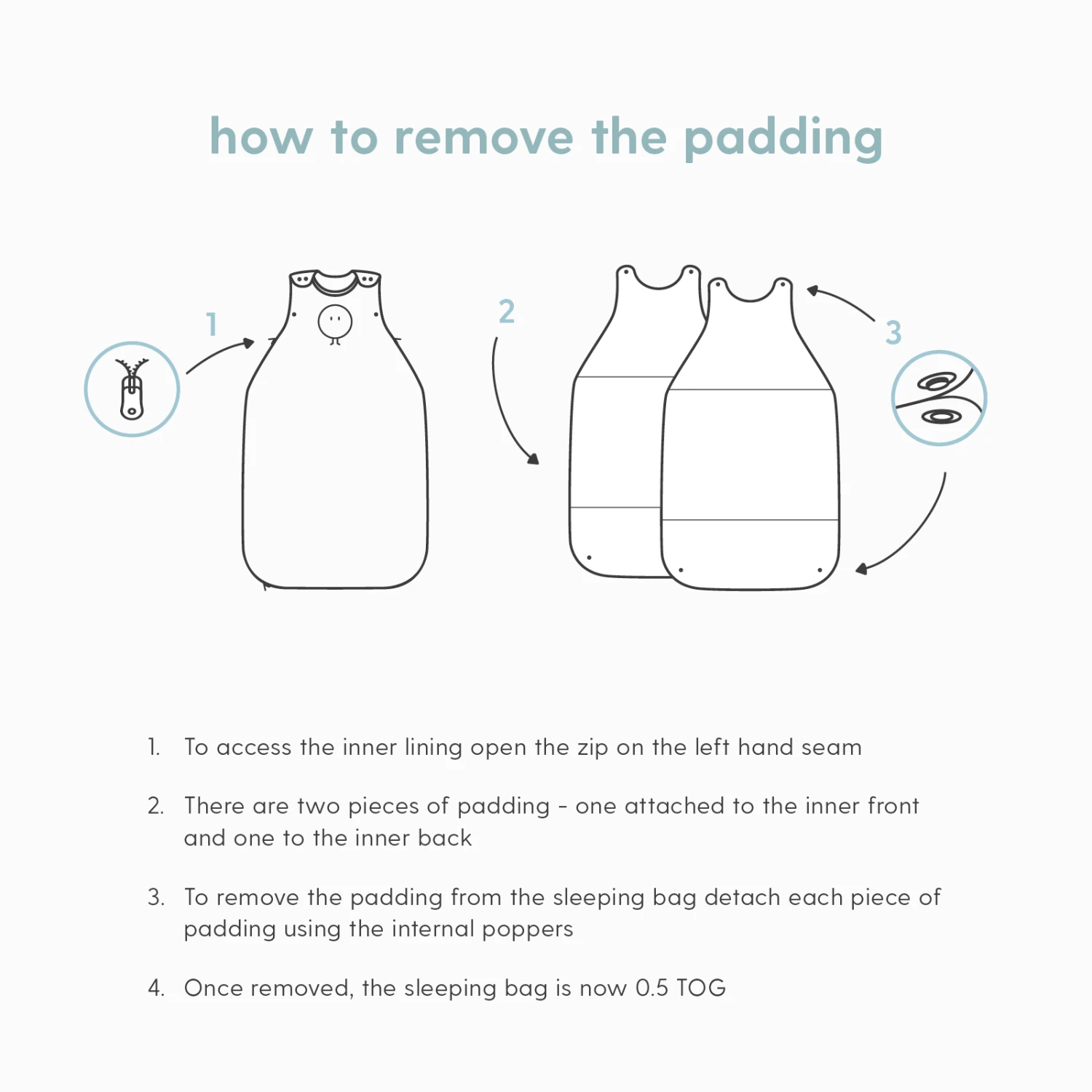 Multi TOG Clever Sleep Sack 9 Multi TOG Clever Sleep Sack - Image 7