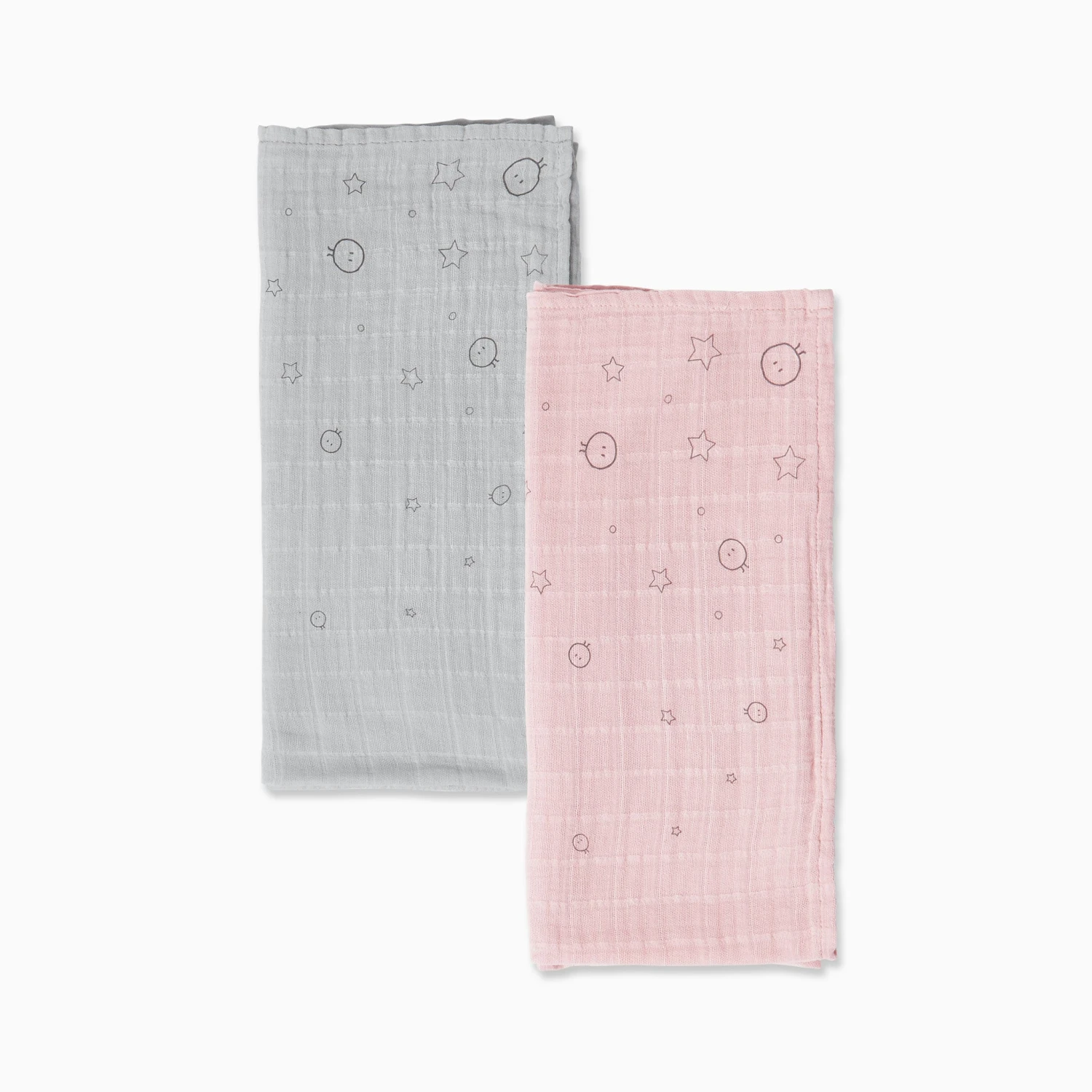 Pre-Washed Large Muslin Swaddle 2 Pack 6 Pre-Washed Large Muslin Swaddle 2 Pack - Image 4