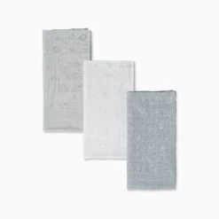 Pre-Washed Regular Muslin & Burp Cloth 3 Pack -Baby Clothing Shop Muslins Regular 3pack blue