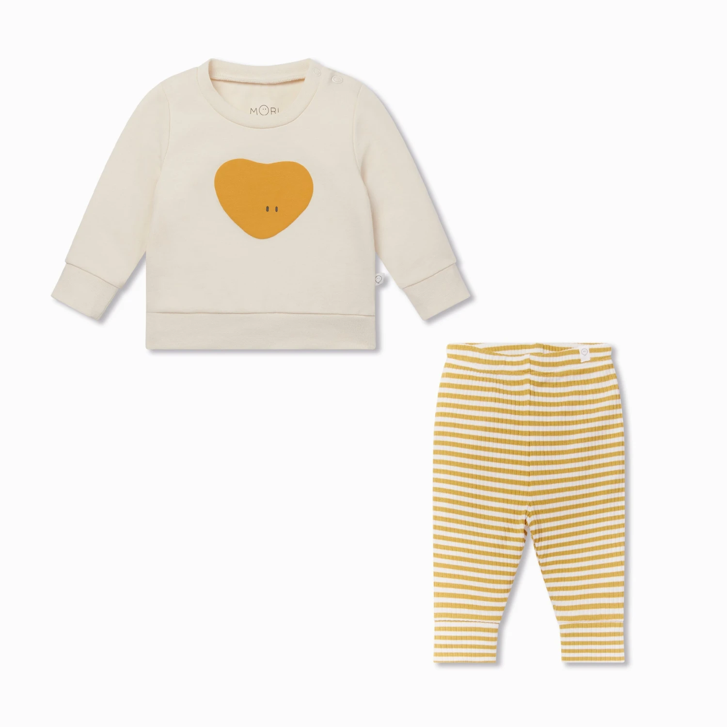 Heart Sweater & Ribbed Leggings Outfit 4 Heart Sweater & Ribbed Leggings Outfit - Image 2