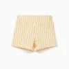 Mustard Stripe Swim Trunks 2 Mustard Stripe Swim Trunks -Baby Clothing Shop Mustard Stripe Swim Shorts