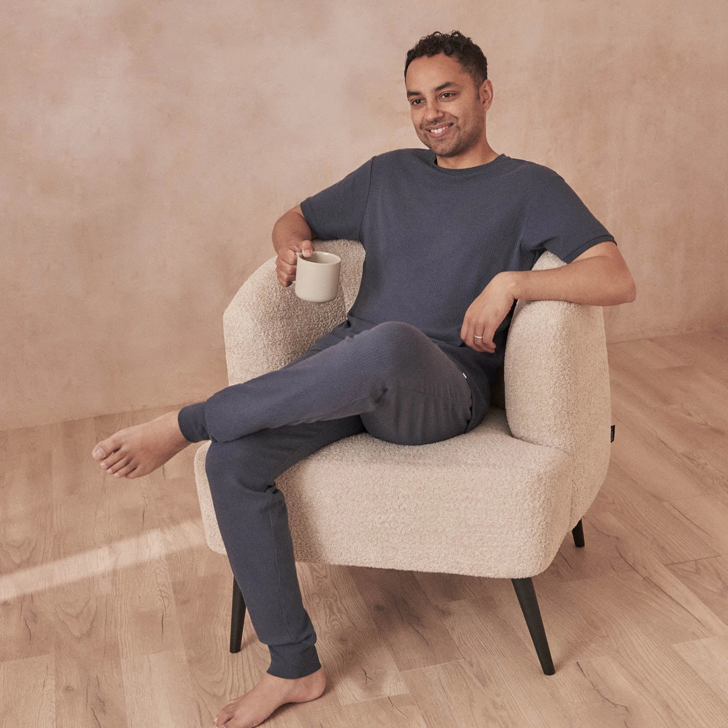 Men's Ribbed Pajama Set 7 Men's Ribbed Pajama Set - Image 5