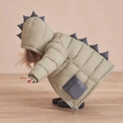 Dino Recycled Waterproof Padded Coat -Baby Clothing Shop OUTERWEARDINO 131