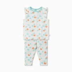 Crab & Shell Frill Tee & Leggings Outfit