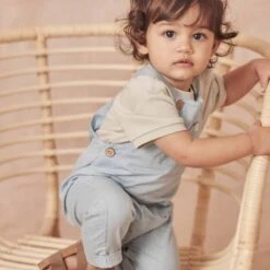 Organic Cotton Chambray Overalls 11 Organic Cotton Chambray Overalls -Baby Clothing Shop Organic Cotton Chambray Dungarees 155