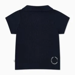 Organic Cotton Polo Shirt -Baby Clothing Shop OrganicCottonPoloShirt BACK