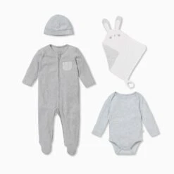 Organic Baby Gift Set 14 Organic Baby Gift Set -Baby Clothing Shop Organic Baby Gift Set grey