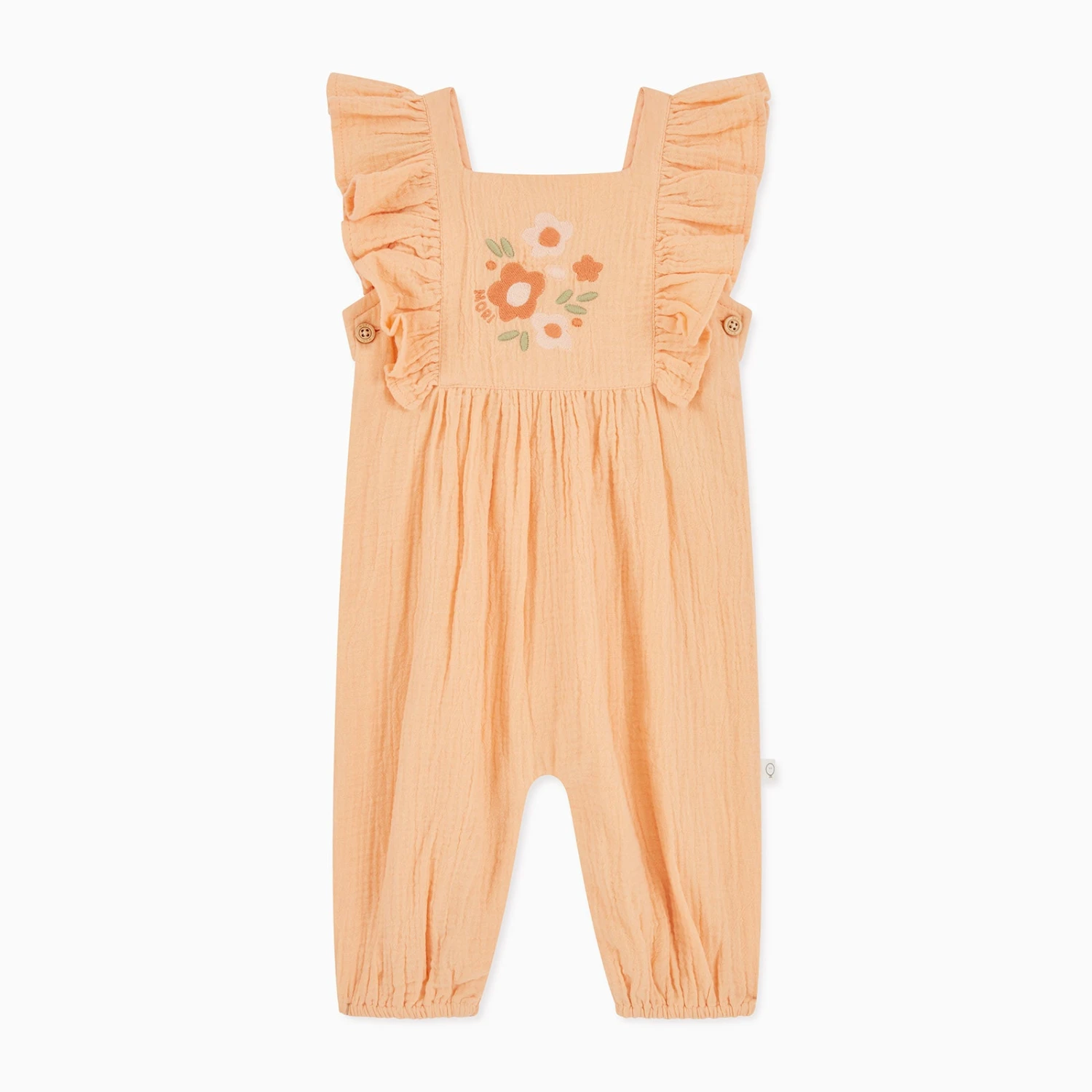 Muslin Frilled Overalls 4 Muslin Frilled Overalls - Image 2