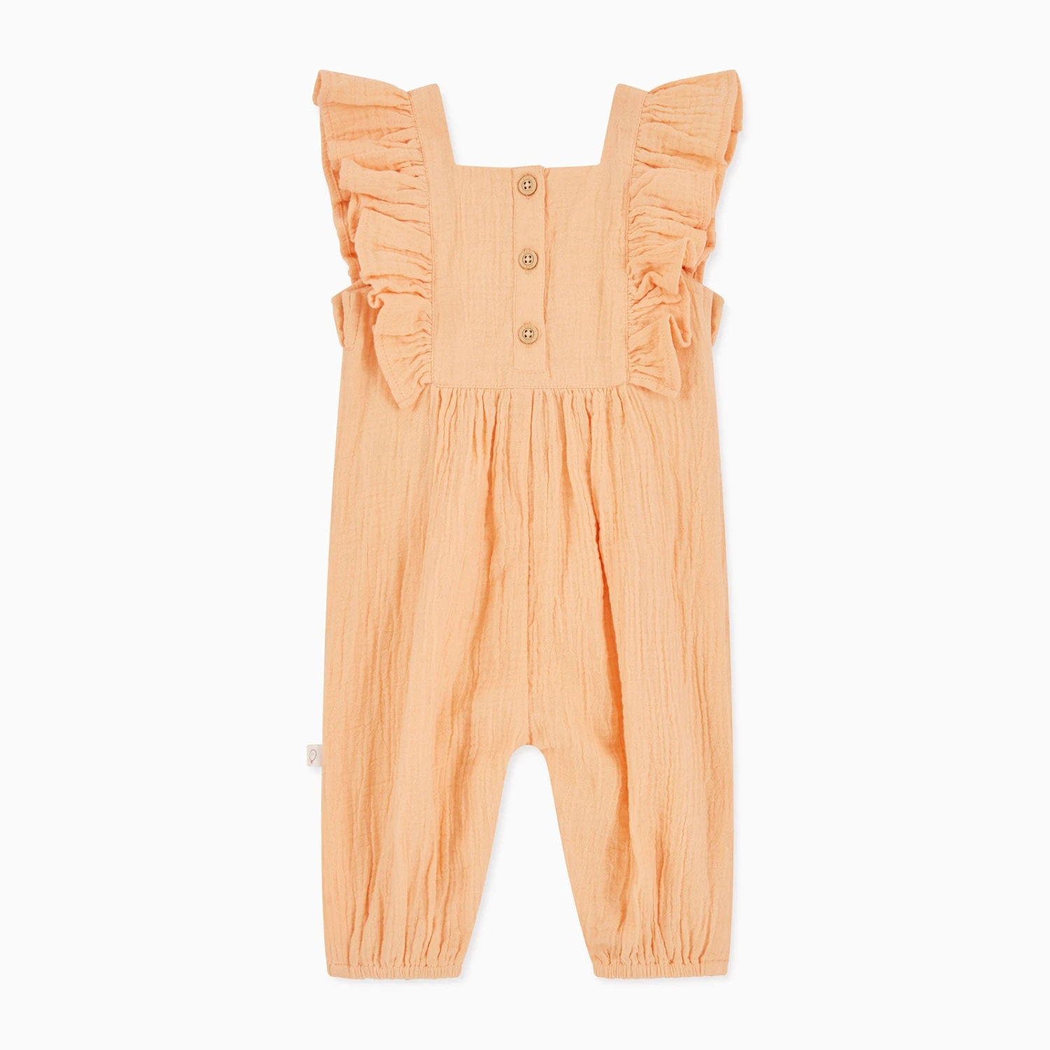 Muslin Frilled Overalls 6 Muslin Frilled Overalls - Image 4