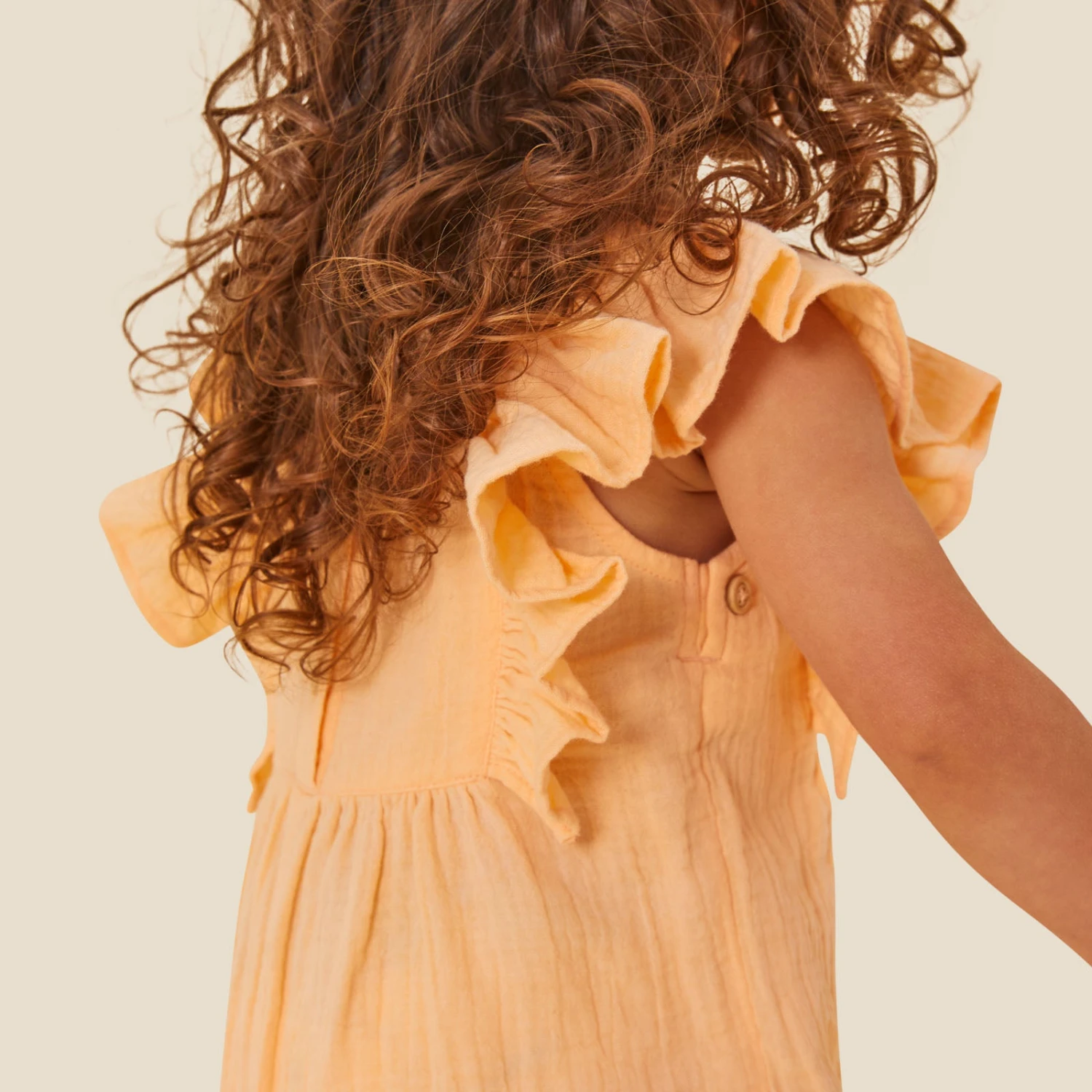 Muslin Frilled Overalls 5 Muslin Frilled Overalls - Image 3