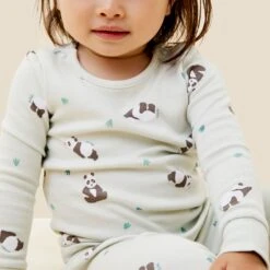 Panda Print Pajama Set -Baby Clothing Shop PANDA PRINT PYJAMAS 4933