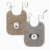 Bear & Panda Bib Set -Baby Clothing Shop Panda Bear Bib
