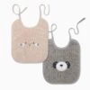 Bunny & Panda Bib Set -Baby Clothing Shop Panda Bunny Bib