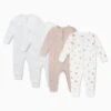 Peppa Pig Zip Snug Fit Pajamas 4 Pack 2 Peppa Pig Zip Snug Fit Pajamas 4 Pack -Baby Clothing Shop Peppa Pig Zip Sleepsuits 4 Pack Blush Footless
