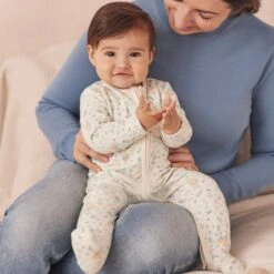 Peter Rabbit Clever Zip Baby Pajamas -Baby Clothing Shop Peter Rabbit Print Zip Up Sleepsuit 089