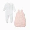 Pink Stripe Front Opening Bedtime Set 1.5 TOG -Baby Clothing Shop PinkStripeFrontOpeningBedtimeSet1.5TOG Ocean sleepwear Sets