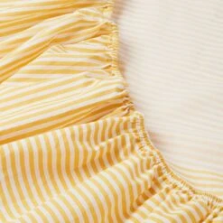 Mustard Stripe Organic Cotton Printed Cot Bed Fitted Sheet -Baby Clothing Shop Printed Cot Bed Fitted Sheet Mustard Stripe Elastic d9d955b7 5b7f 426a a5eb f9e14fb55d16
