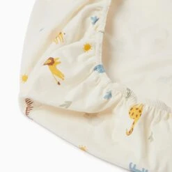 Mustard Stripe Organic Cotton Printed Bassinet Fitted Sheet -Baby Clothing Shop Printed Moses Basket Fitted Safari Elastic e70a3c70 7cd4 4dad b757 b14c2e5cb0c8