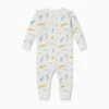 Pup Snap Romper -Baby Clothing Shop Pup Zip Up Sleepsuit footless wholesale exclusive Front 1