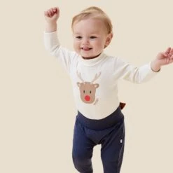 Reindeer Turtleneck Bodysuit