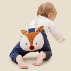 Reindeer Ribbed Joggers 10 Reindeer Ribbed Joggers -Baby Clothing Shop REINDEER BODYSUIT 0083