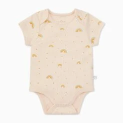 Rainbow Bodysuit & Joggers Outfit -Baby Clothing Shop RainbowPrintShortSleeveBodysuit