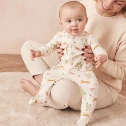 Rainforest Clever Zip Baby Pajamas