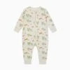 Rainforest Clever Zip Romper 1 Rainforest Clever Zip Romper -Baby Clothing Shop Rainforest Clever Zip Sleepsuit footless FRONT