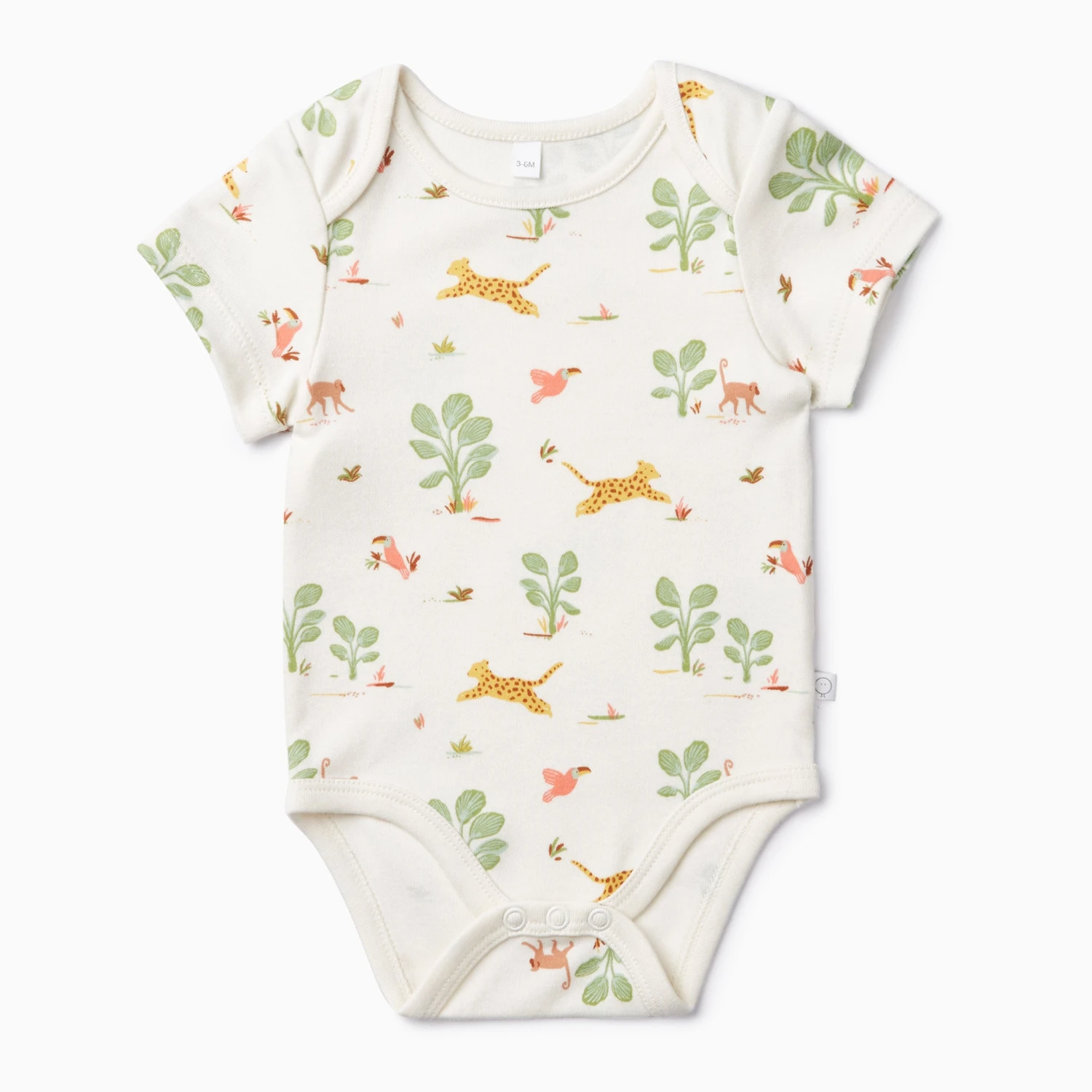 Rainforest Short Sleeve Bodysuit 3 Rainforest Short Sleeve Bodysuit