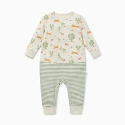 Rainforest Jumpsuit -Baby Clothing Shop Rainforest Sleep Play Jumpsuit footeless