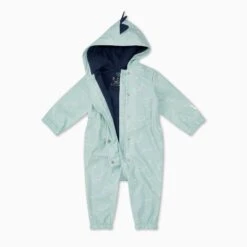 Dino Recycled Waterproof Rain Suit 11 Dino Recycled Waterproof Rain Suit -Baby Clothing Shop RecycledWaterproofDinoRainSuit DETAIL
