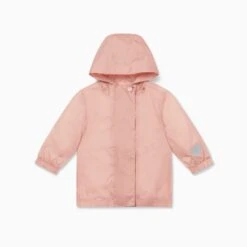 Recycled Waterproof Packaway Raincoat 15 Recycled Waterproof Packaway Raincoat -Baby Clothing Shop Recycled Waterproof Packaway Raincoat Blush 01