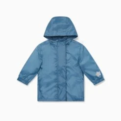 Recycled Waterproof Packaway Raincoat 14 Recycled Waterproof Packaway Raincoat -Baby Clothing Shop Recycled Waterproof Packaway Raincoat Marine 01