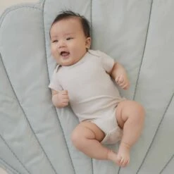 Ribbed Short Sleeve Bodysuit