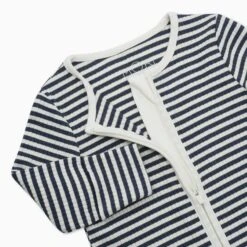 Baby Clothing Shop -Baby Clothing Shop RibbedNavyStripeZipUpSleepsuit Footed B 1cbd3d75 5d5b 4c49 82ae 0d2d47286f61