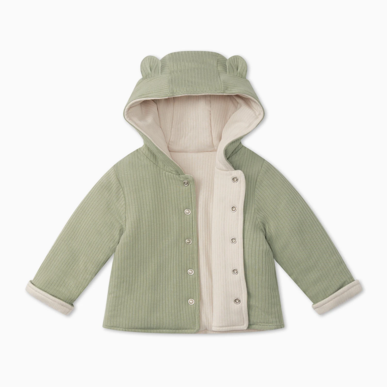 Ribbed Reversible Coat 5 Ribbed Reversible Coat - Image 3