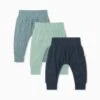 Ribbed Comfy Joggers 3 Pack -Baby Clothing Shop Ribbed Comfy Joggers 3 Pack mint mix